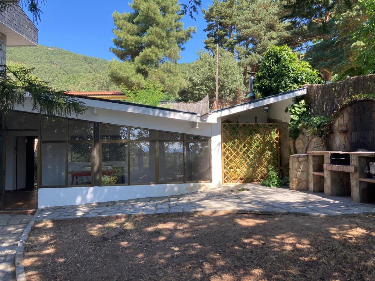 Los Cedros, Gran Chalet Con Piscina Y Apartamento En 纳瓦塞拉达 外观 照片